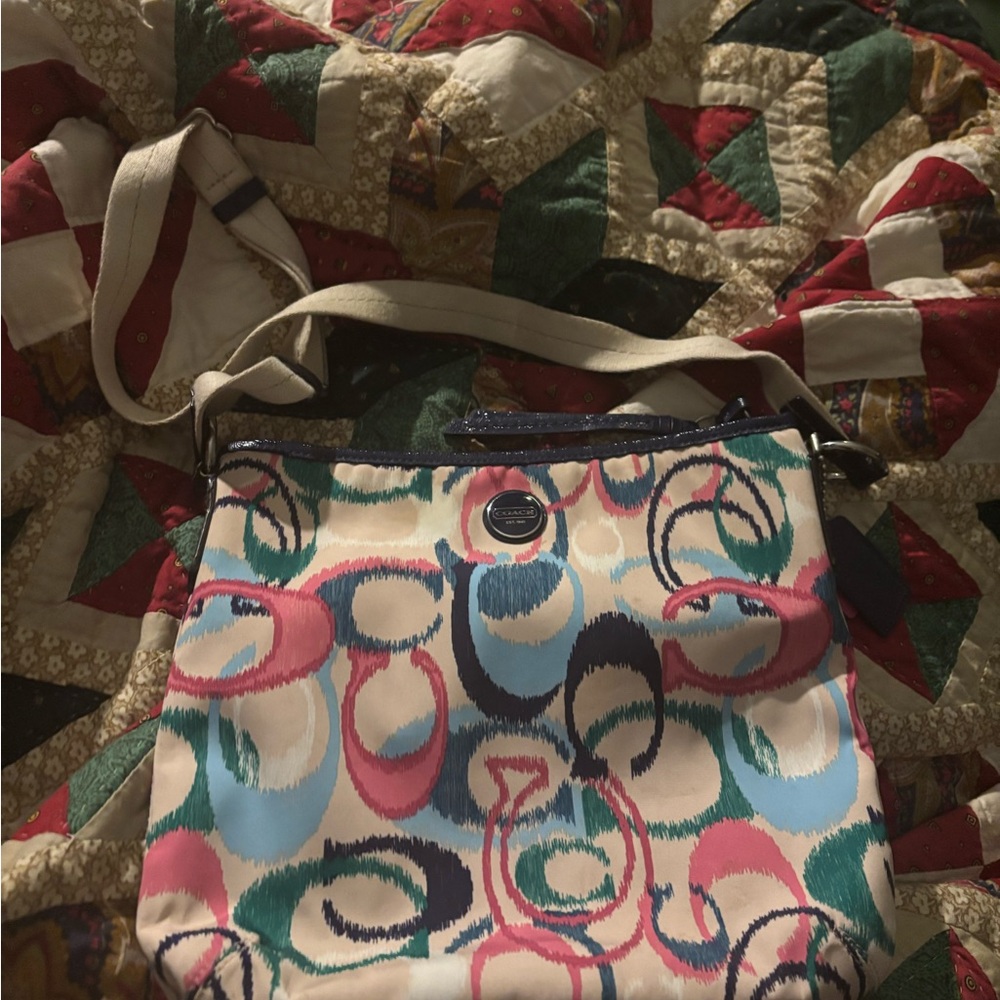 Colorful Designer Coach Bag